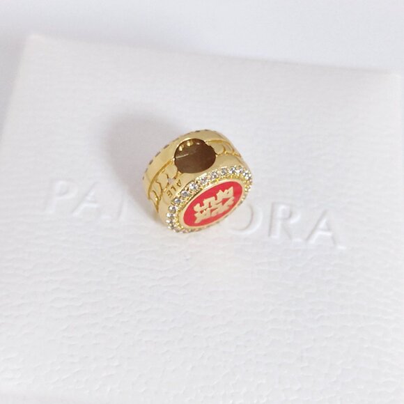 Pandora Chinese Fortune & Prosperity Charm Bead Gold Plated with box - Picture 5 of 8